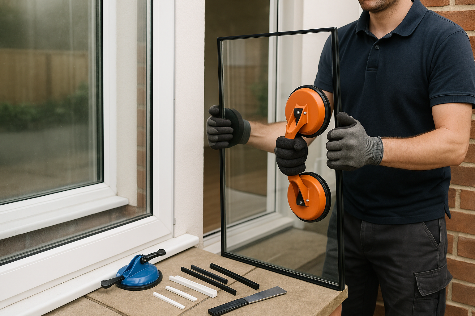 Door Glass Replacement Brompton service image